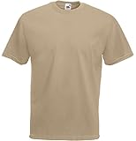 Fruit of the Loom Valueweight T-Shirt Khaki S