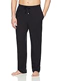 Amazon Essentials Knit Pant pajama-bottoms, S,Schw