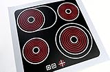 Witzel Wutz Aufkleber Ceranfeld Herdplatten für Spielküche/Matschküche DIY 30×30