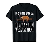 Faultier Sarkasmus Morgenmuffel Langschläfer T-Shirt T-S