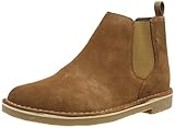 Clarks Herren Desert Boot Bushacre 3 Chelsea-Stiefel, Cola Suede, 44 EU