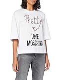 Love Moschino Women's T-Shirt, Optical White, 38