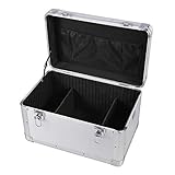 Werkzeugtasche Hardware Toolbox Alukoffer Heavy Duty Aluminium Wetter und Dent Resistant Sicherheitsdoppel Key Lock Padded Divider und Schultergurt Multi Use Metal Box MäNner Geschenke ( Color : B )