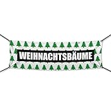 300 x 100 cm | Weihnachtsbäume Werbebanner, Werbeplane (4174)