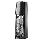 SodaStream Easy Wassersprudler mit CO2 Zylinder, 1 L PET-Flasche (BPA frei), schw