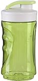 300ml Trinkflasche, Ersatzflasche für Smoothies + Smoothiemaker nutzbar, verschließbarer Ersatzbehälter (grün)