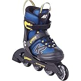 K2 Cadence Inline Skates Kinder I Inliner für Jungen I Rollerblades Boys I Inliner für Kinder I Rollschuhe Jungen I Kinder Inliner verstellbar I blue - yellow I L (EU: 35-40 / UK: 3-7 / US: 4-8)