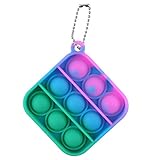 Push Pop Bubble Sensory Fidget Toy - 6,4x6,4cm - Fidget Spielzeug Set, Dekompression Spielzeug, Stress Relief Fidget Toys für Kinder und Erwachsene (H)