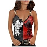 Sexy Tank Tops Damen Sommer T-Shirt Bluse Streetwear Sport Oberteile Sweatshirt Teenager Mädchen Tunika Tops, V Ausschnitt Für Frauen, Damen Tank Top Ärmellose T Shirt Tunika Casual Lose Shirt Top