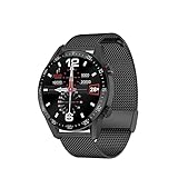YPZ Smart Watch Bluetooth Anruf Gesundheit Schlafüberwachung Smart Watch Herren Wasserdicht Smart Phone Watch Damen 290mAh Akku VS L13 L16(D)