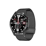YPZ Smart Watch Bluetooth Anruf Gesundheit Schlafüberwachung Smart Watch Herren Wasserdicht Smart Phone Watch Damen 290mAh Akku VS L13 L16(D)