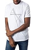 Armani Exchange Herren 8NZT76 T-Shirt, Weiß (White 1100), M