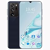 ULOHAN Handy, Note30 SIM Free Smartphone Entsperrt, Günstiges Smartphone, 6,9 Zoll Vollbild, 8GB RAM 256GB ROM 128G Erweiterung, Android 11 Handys, 48MP Rückfahrkameras, Dual SIM (Color : Black)