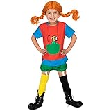 Pippi Langstrumpf Micki & Friends Kostüm für Mädchen – Karneval Kostüm für Kinder, Faschingskostüme, Kinderkostüme, Halloween Kostüm – Kinderkleid für Kinder von 2 bis 4 J