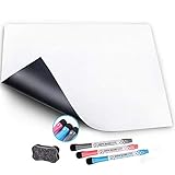 villexun Trocken abwischbar weiß Whiteboard Magnettafel Kühlschrank Magnet Note Flexible (a3)