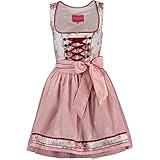 Krüger Dirndl kurzes Dirndl Michelle weiß/rosa, Gr.36 D