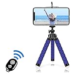 Alfort Bluetooth Selfie Stick Stativ, Universal Smartphone Stativ Selfie Stab Stange mit Bluetooth Fernsteuerung und Abnehmbares Stativ für iPhone Galaxy andere Smartphones/GOPRO/DLSR Kamera B