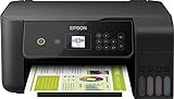 Epson EcoTank ET-2720 nachfüllbares 3-in-1 Tintenstrahl Multifunktionsgerät (Kopierer, Scanner, Drucker, DIN A4, WiFi, USB 2.0), großer Tintentank, hohe Reichweite, niedrige Seitenkosten, schw