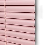 LXLA Jalousie Rollos Fensterrollos Rosa Aluminium Jalousie zum Mädchen Schlafzimmer,Sichtschutz Für Fenster-Lichtfilterung/Blackout Einstellbar,25mm Lamellen (Size : 140x120cm/55x47in)