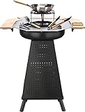 2-in-1 Feuerstelle und Holzkohlegrill von EL Fuego® | inkl. viel Zubehör | aus Edelstahl | Grillschale | Feuerkorb | Grill | AY 329