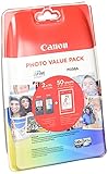 Canon PG-540XL/CL-541 XL Druckertinte - hohe Reichweite + Fotopapier Value Pack Schwarz/ C/M/Y für PIXMA Tintenstrahldrucker ORIGINAL