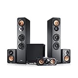 Teufel Ultima 40 Surround Power Edition 5.1-Set Schwarz Heimkino Lautsprecher 5.1 Soundanlage Kino Raumklang Surround Subwoofer Movie High-End HiF