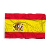 TOSSPER Flagge Spanien-Flagge Banner Polyesterdruck Spanien-Flagg