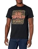 Led Zeppelin Herren ZOSO Crest T-Shirt, schwarz, M