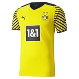 Puma Mann Borussia Dortmund Saison 2021/22 Training, GameKit Home Game-Kit, Cyber Yellow Black, XXXL