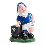 FC Schalke 04 Gartenzwerg - Lore - 26 x 20 cm Zwerg, Garden gnom S04 - Plus Lesezeichen I Love Gelsenk