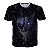 Tshirt Herren 3D Sommer Kurzarm Casual Druck Grafik Lustige T-Shirts Tops für Täglich XL