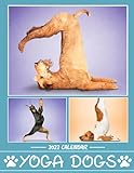 Yoga Dog Calendar 2022: Monthly Photo Poster Planner Of Cute Humor Pets | For Home Office D