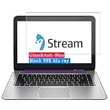 Vaxson Anti Blaulicht Panzerglasfolie, kompatibel mit HP Stream 14-z000/z002au/z003au/z001au/z010nr/z050sa/z002na/z050na/z000no/z000nr 14' Sichtbarer Bereich, Panzerglas Displayschutzfolie N
