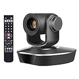 Konferenzkamera USB PTZ Webcam, 3X optischer Zoom Full HD 1080P Videokonferenzkamera für Konferenzräume, Skype/Zoom Videokonferenzen, FaceTime/YouTube/Twitch/OBS Live Streaming (3X Zoom NV-V103U2)