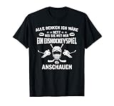 Alle Denken Ich Wäre Nett Eishockeyspiel Eishockeyspieler T-S