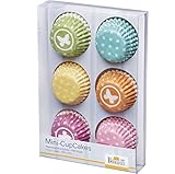 RBV Birkmann, 442207, Mini-Cupcake-Papierförmchen 'Vintage Memories', 108 Stück