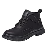 Quiteyan leichte Sicherheitsschuhe Herren,Leicht mit Stahlkappe Schutzschuhe Sportlich Atmungsaktiv Schuhe Anti-Smashing Anti-Piercing,Black▁36