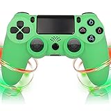 Wireless Controller, USB Controller für PC PS4 Slim/PS4 Pro, Bluetooth Remote Joypad Gamepad, mit Rechargeable Akku Double Shock 6-Achsen Gyroskop Turbo & Funk