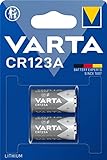 VARTA Batterien Electronics CR123A Lithium Knopfzelle 2er Pack Knopfzellen in Original 2er Blisterverpackung