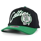 Mitchell & Ness Snapback Cap NBA Arched Script 2 Tone Boston C