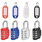 Zahlenschloss 4-stelliges Zahlenschloss Metall geeignet zum Wechseln von Schlössern für Turnhallen/Natatorien, Büroschränke,