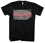 Graffiti Frankfurt Herren T-Shirt | Stadt - Frankfurt Skyline - Fussball - City - Frankfurt Shirt - Ultras | Schwarz (M)