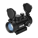 ESSLNB Red Dot Visier für 11mm/22mm Schiene Airsoft Visier mit Flip up Schutzkappe Montage für Jagd Softair und Armb