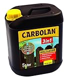 Carbolan 3in1 Algenfrei 5L Rotbraun Holzschutz, direkt auf Grünbelag