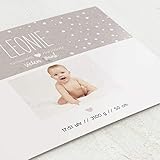 sendmoments Danksagungskarten Geburt, Pastell Pünktchen, 5er Klappkarten-Set C6, wahlweise Goldfolien-Veredelung, personalisiert mit Text & Fotos, optional Design-Umschläg