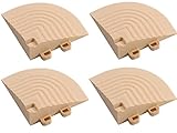 BodenMax Eckteile kompatibel NUR mit BodenMax Fliesen| Beige | 7,5cm x 7,5m x 2,4cm | Set mit 4 Stück |
