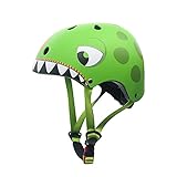 Kinderhelm 2-5 Jahre Leicht Fahrradhelm Verstellbar Skaterhelm für Kinder, 3D Form Cartoon Multi Sport Sportartikel Jungen Mädchen, Durchmesser 51-54 cm D