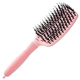 LEELA Beauty Pro Care - Perfekte Haarpflege in Profiqualität mit Nylon- und Wildschweinborsten für eine bessere Haargesundheit (Pearl)