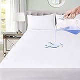 Utopia Bedding Wasserdichter Matratzenbezug 140 x 200 x 20 cm mit Reißverschluss, Premium Matratzenschoner, Bettwanzensicher & Milbenbeweis M