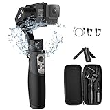 hohem iSteady Pro 3 Action Kameras Gimbal Handheld Gimbal Stabilisator 3 Achsen Splash Proof kompatibel mit GoPro 8/7/6/5/4/3, DJI Osmo Action,RX0, AEE,SJCAM,YI-CAM, Zeitraffer, 12 S